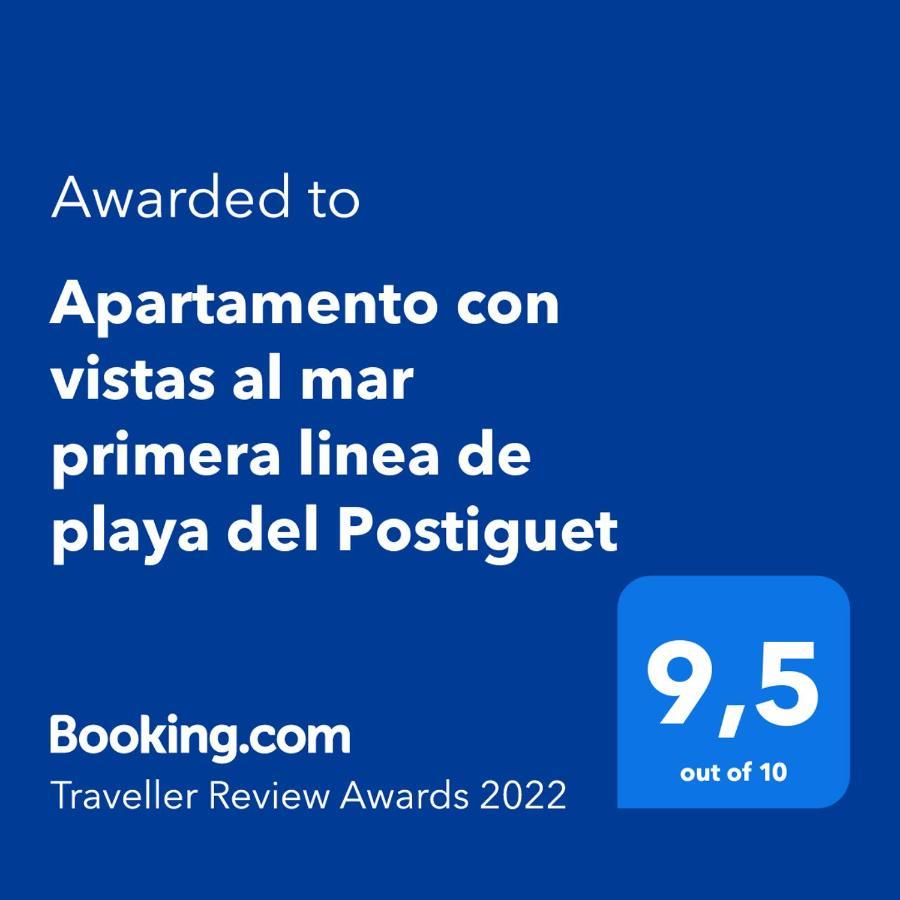 Apartamento con vistas al mar primera linea de playa del Postiguet Alicante Exterior foto