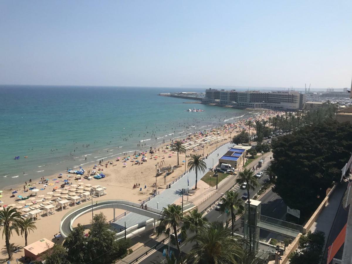 Apartamento Apartamento con vistas al mar primera linea de playa del Postiguet Alicante Exterior foto